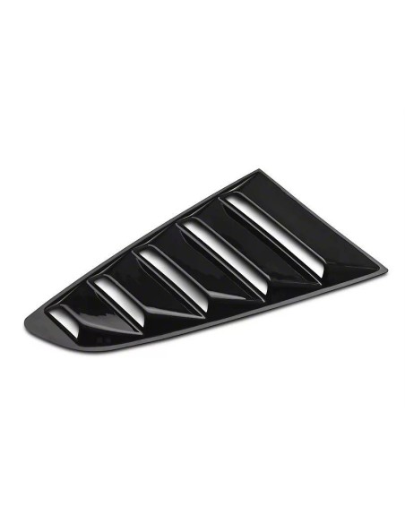SpeedForm Vintage Quarter Window Louvers - Gloss Black (MUSTANG 15-23 Fastback)