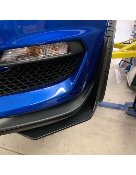 Alerones para el parachoques delantero estilo GT500 (MUSTANG 15-23)