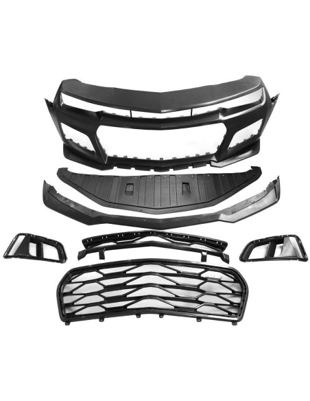 Parachoques delantero - Kit de conversión de 5.ª a 6.ª generación - Estilo ZL1 (CAMARO 14-15 SS)