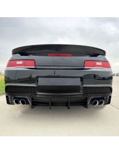 Persianas de ventana trasera - Negro brillante (CAMARO 10-15) 2