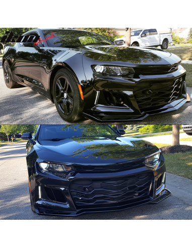 Parachoques delantero de conversión - IKON 1:1 estilo ZL1 (CAMARO 16-18 LT/RS/SS)