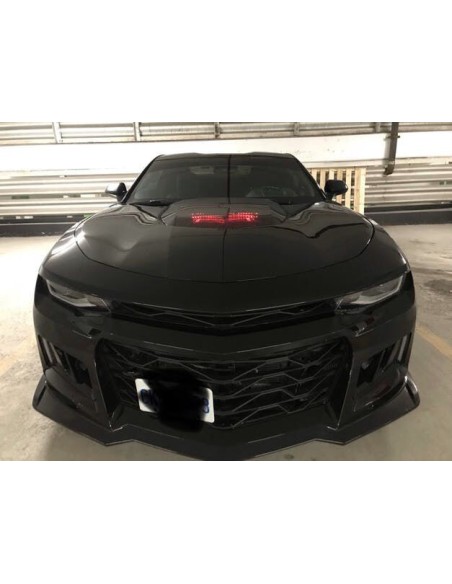 Capó de aluminio estilo ZL1 - Entrada de aire transparente (CAMARO 16-23 LT/RS/SS)