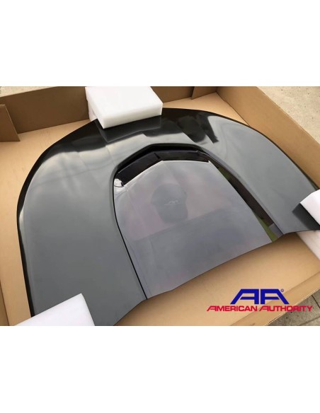 Capó de aluminio estilo ZL1 - Entrada de aire transparente (CAMARO 16-23 LT/RS/SS)