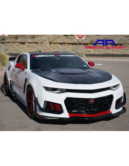 Capó de aluminio estilo ZL1 - Entrada de aire transparente (CAMARO 16-23 LT/RS/SS)