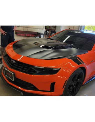 Capó de aluminio estilo ZL1 - Entrada de aire transparente (CAMARO 16-23 LT/RS/SS)