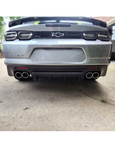 Difusor trasero de escape cuádruple con aletas - Estilo ZL1/SS (CAMARO 16-23)
