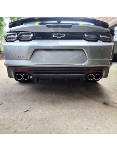 Difusor trasero de escape cuádruple con aletas - Estilo ZL1/SS (CAMARO 16-23)