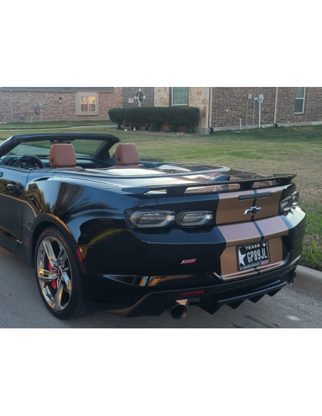 Difusor trasero de escape cuádruple con aletas - Estilo ZL1/SS (CAMARO 16-23)