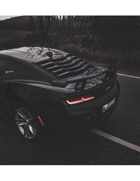 Persianas de ventana trasera - Negro brillante (CAMARO 16-23)