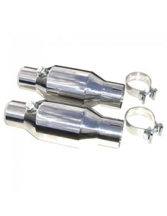 Convertidores catalíticos de escape, 2.5 ", Metálico sustrato