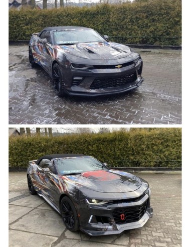 Parachoques + Parrilla + Splitter - Estilo ZL1 (CAMARO 16-18)