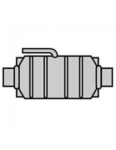 Convertidores catalíticos de escape, 2.5 ", Dynomax