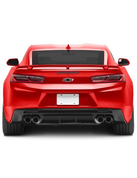 Difusor trasero estilo ZL1 con aletas - Negro mate (CAMARO 16-23 LT/RS/SS)