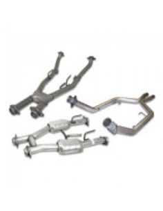 Exhuast, X-Pipe, 2005-2010, V6, con los gatos, BBK