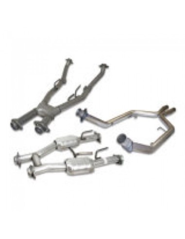 Exhuast, X-Pipe, 2005-2010, V6, con los gatos, BBK