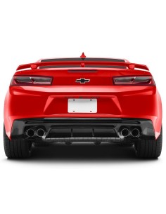 Difusor trasero con aletas - Estilo ZL1 - Negro brillante (CAMARO 16-23) 2