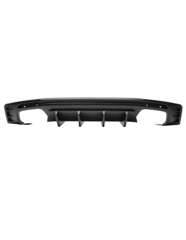 Rear Diffuser with Fins - Single/Quad Exhaust Tips - Matte Black (CAMARO 16-23 all except ZL1)