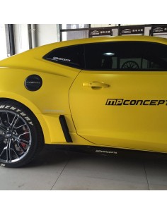 Tomas de aire en las ventanillas laterales - Negro brillante (CAMARO 16-23)