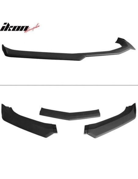 Alerón de barbilla estilo 1LE - Negro mate (CAMARO 16-23 LT/RS/SS)