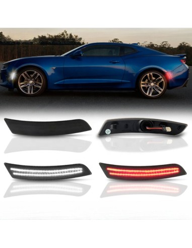 Marcadores laterales LED dobles para parachoques delantero y trasero (CAMARO 16-23)