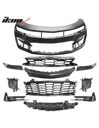 Parachoques delantero estilo SS 2019 - Conjunto (CAMARO 19-23 LT, LS)