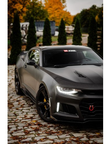 Faldones laterales estilo ZL1 - Negro brillante (CAMARO 16-23)