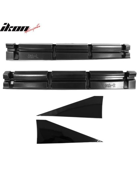 JGD Style Side Skirts - Gloss Black (CAMARO 16-23)