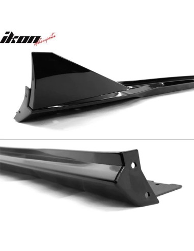 JGD Style Side Skirts - Gloss Black (CAMARO 16-23)
