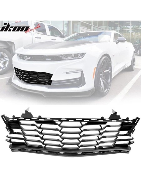 Rejilla inferior del parachoques delantero negra (CAMARO 19-23 SS/RS/LT/LS)