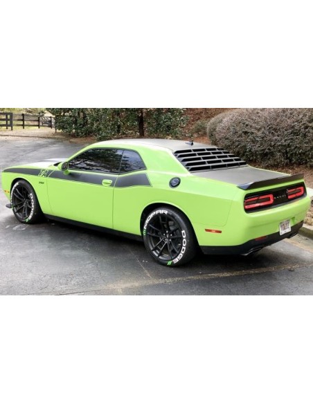 Rejillas de ventilación traseras - Negro mate (CHALLENGER 08-23)