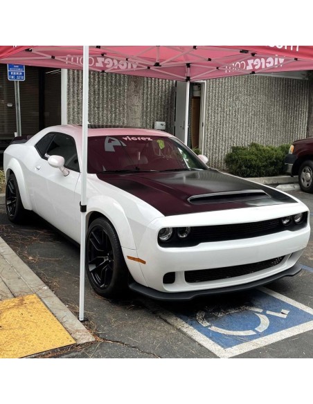 Capó de aluminio estilo DEMON - Sin pintar (CHALLENGER 08-23 todos)