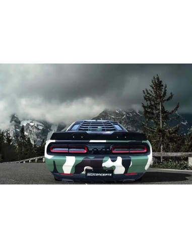 Rejillas de ventilación traseras - Negro brillante (CHALLENGER 08-23)