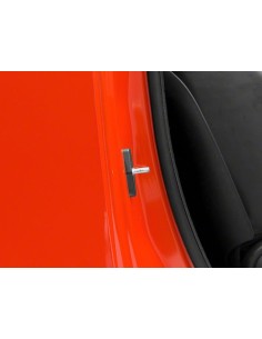 Juego de cubiertas para cerradero de puerta - Negro (CHALLENGER 08-23)