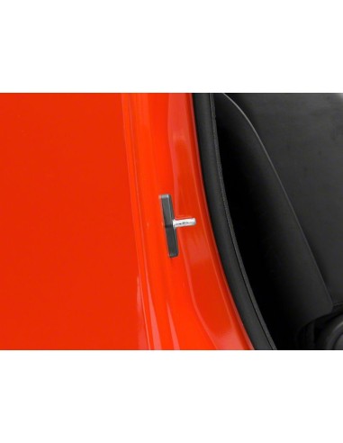 Juego de cubiertas para cerradero de puerta - Negro (CHALLENGER 08-23)