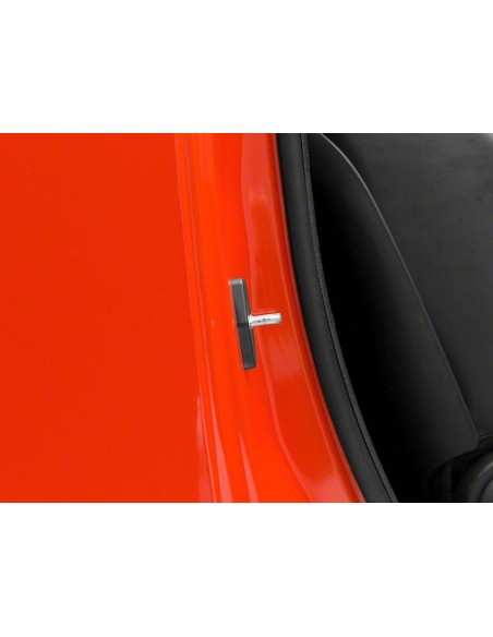 Juego de cubiertas para cerradero de puerta - Negro (CHALLENGER 08-23)