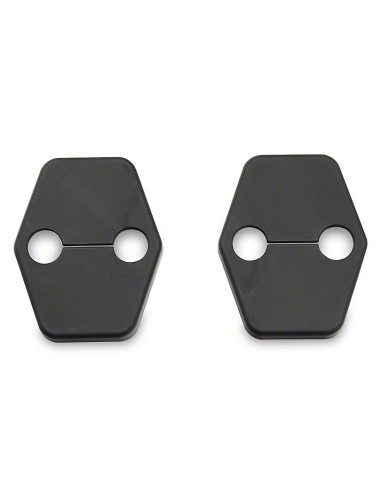 Juego de cubiertas para cerradero de puerta - Negro (CHALLENGER 08-23)