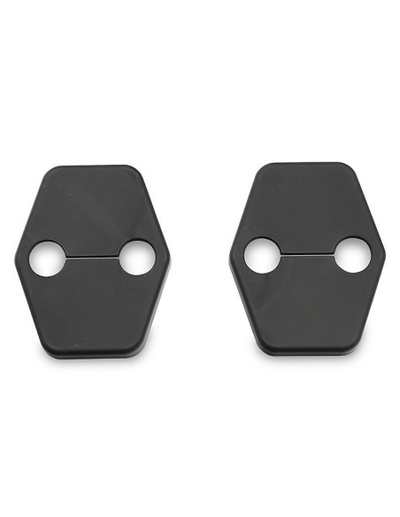 Juego de cubiertas para cerradero de puerta - Negro (CHALLENGER 08-23)