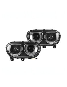 Faros delanteros LED con proyector - Juego - Estilo OE (CHALLENGER 08-14) 2