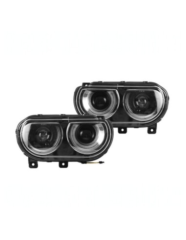 LED Projector Headlights - Set - OE Style (CHALLENGER 08-14)