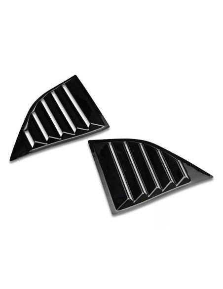 SpeedForm Quarter Window Louvers - Gloss Black (CHALLENGER 08-23)