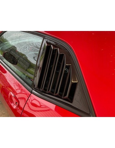 SpeedForm Quarter Window Louvers - Gloss Black (CHALLENGER 08-23)