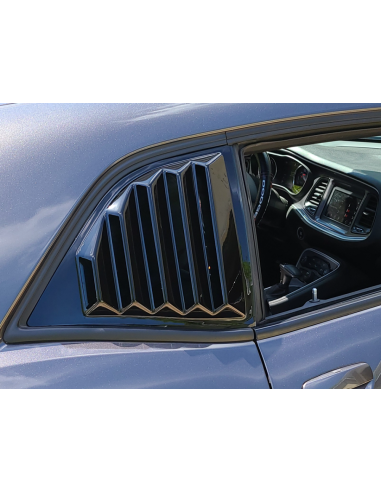 SpeedForm Quarter Window Louvers - Gloss Black (CHALLENGER 08-23)