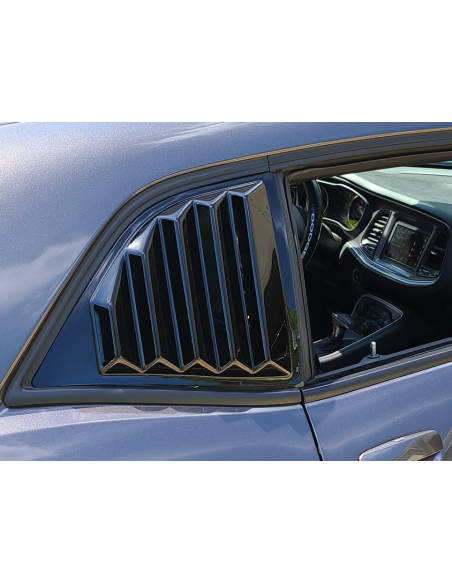 SpeedForm Quarter Window Louvers - Gloss Black (CHALLENGER 08-23)