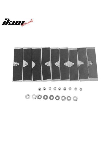 Persianas de ventana trasera estilo IK - Negro mate (CHALLENGER 08-23)