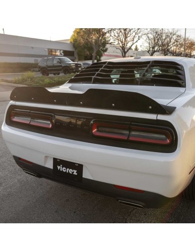 Persianas de ventana trasera estilo IK - Negro mate (CHALLENGER 08-23)