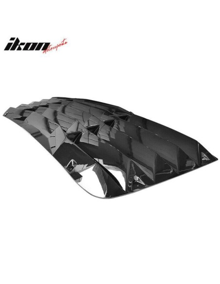 Rejillas de ventilación traseras estilo IK - Negro brillante (CHALLENGER 08-23)