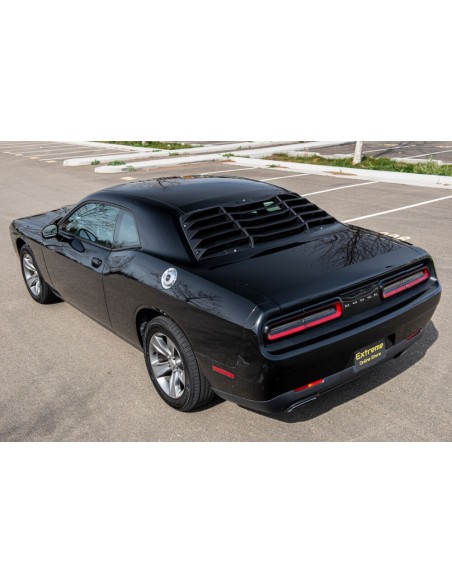 Rejillas de ventilación traseras estilo IK - Negro brillante (CHALLENGER 08-23)