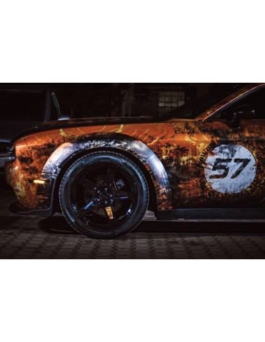 Kit de parachoques delantero y carrocería ancha - estilo Demon (CHALLENGER 15-23)