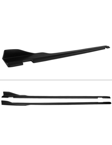 Side Skirts - Matte Black (CHALLENGER 15-23)