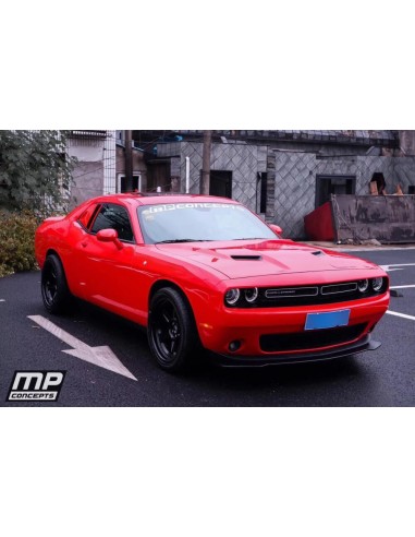 Alerón de barbilla/borde del parachoques delantero - Estilo Hellcat (CHALLENGER 15-23 SXT)